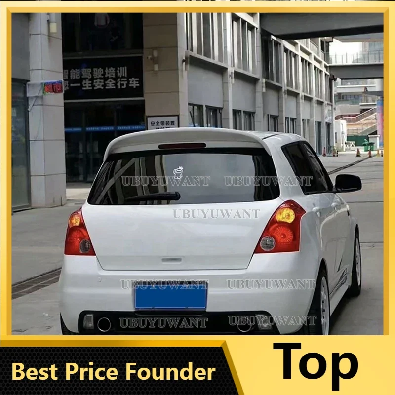 

Carbon Fiber Rear Roof Spoiler Fit for Suzuki Swift ZC11 ZC71 ZC31S Mk3 2005 2006 2007 2008 2009 2010 Spoon Style