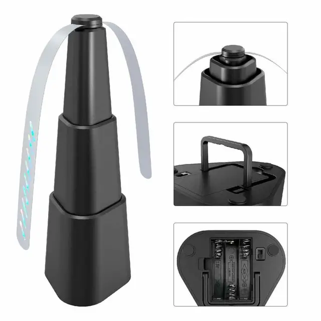 Fly Re Pellent Rajongó Kültéri Légypusztító Légyfogó Rovar Gyilkos Asztal Fonó Hordozható Asztali Ventilátor Terasz Piknik Otthonhoz - Image 2