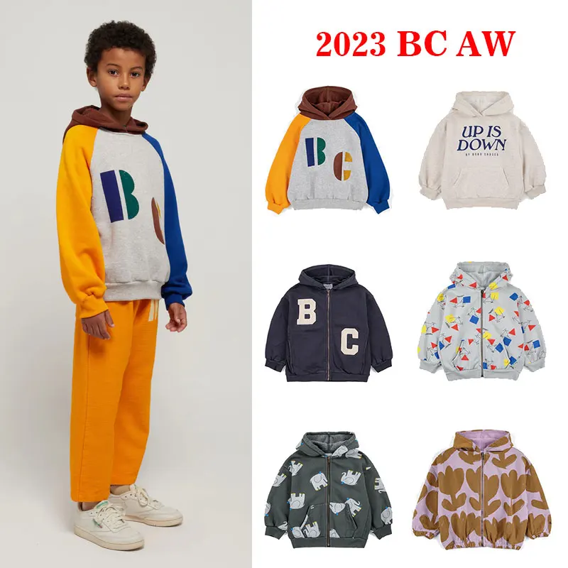 

Pre-Sale BC Kids Clothes Hoodies Sweatshirts For 2023 New AW Winter Boys Girls Hooded Jackets Children's Outwear Coat Clothings