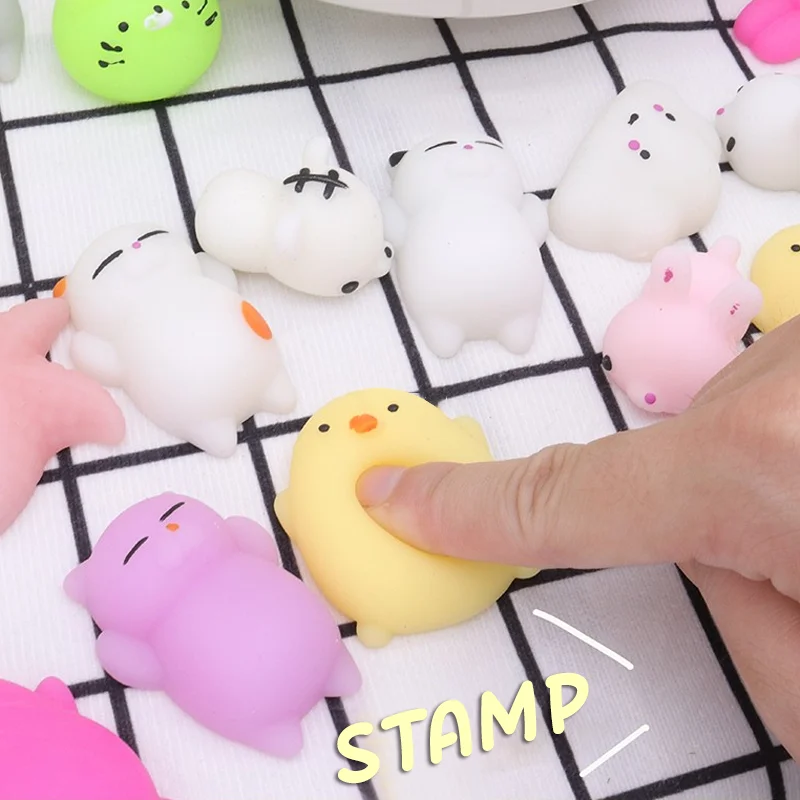 57 Kawaii Animal Models Squeeze Toys Creative Stress Relief Toy Squishies Squishy Anti-stress Ball For Baby Children Adult Gifts