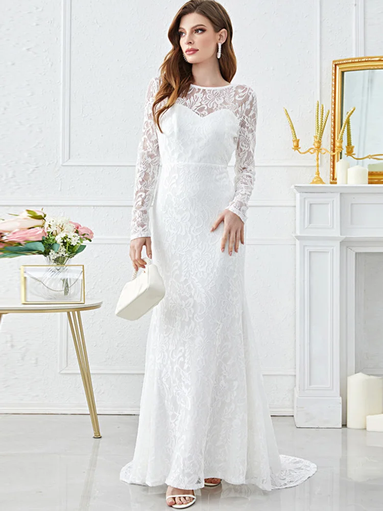 Malla Vestidos Largos De Tela Licrada Vestido De Noche Primavera