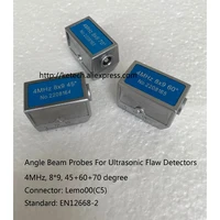 2MHz 4MHz 8x9 8*9 45/60/70 Degree Angle Probe Transducer 1