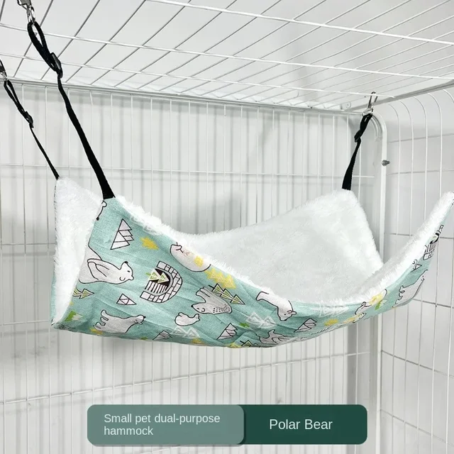 Pet Cat Nest Cat Hammock Iron Cage Breathable Double-sided Available Hanging Pet Supplies Cat Sleeping Bag 5