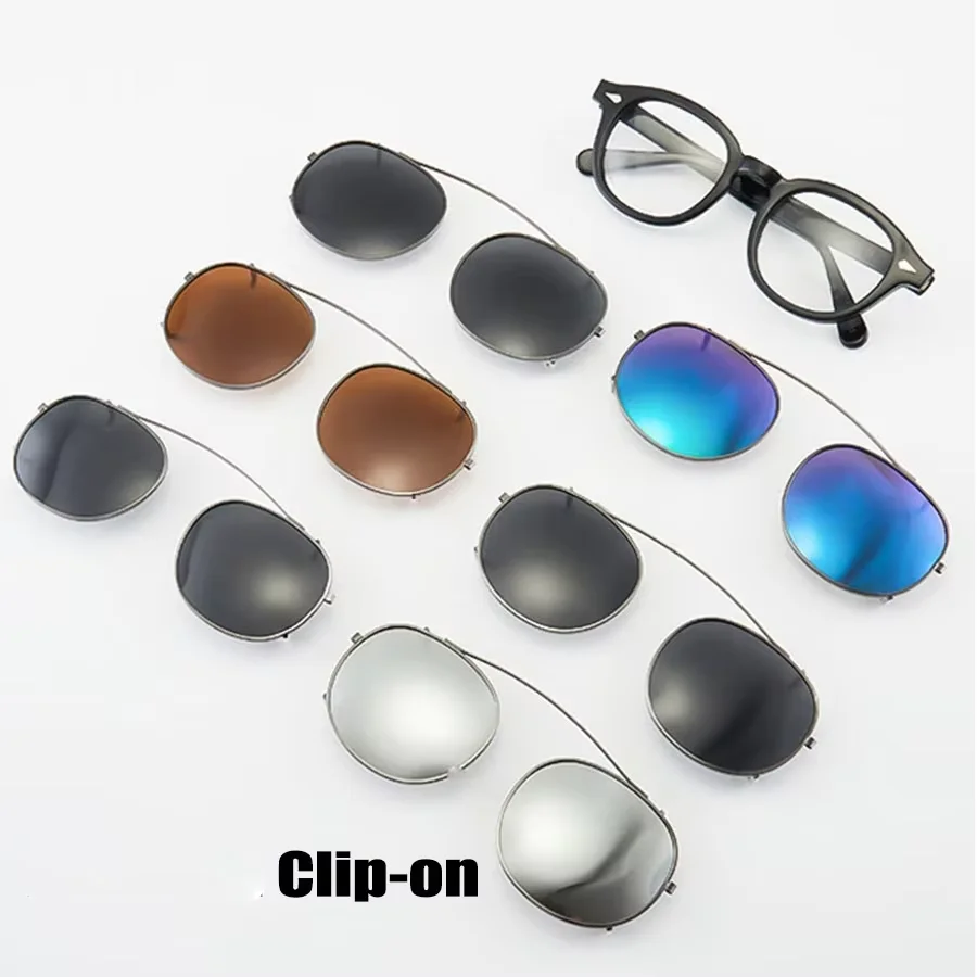 Johnny Depp Polarisierte Clip-on Sonnenbrille Männer Frau Lemtosh Luxus Marke Vintage Brille