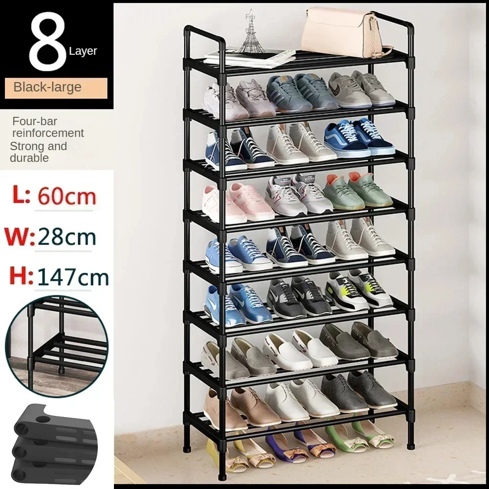 3-8 Layer Shoe Rack DIY Easy Assemble Dustproof Boots Organizer Stand Holder Space-Saving Shoes Storage Shelf Shoe Cabinet shoe rack fabric shoe cabinet
