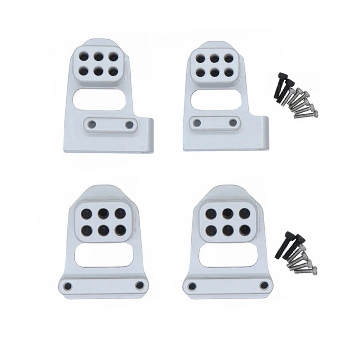 

4Pcs Metal Front and Rear Shock Mounts 9726 for Traxxas TRX4M TRX-4M 1/18 RC Crawler Car Upgrades Parts Accessories,3
