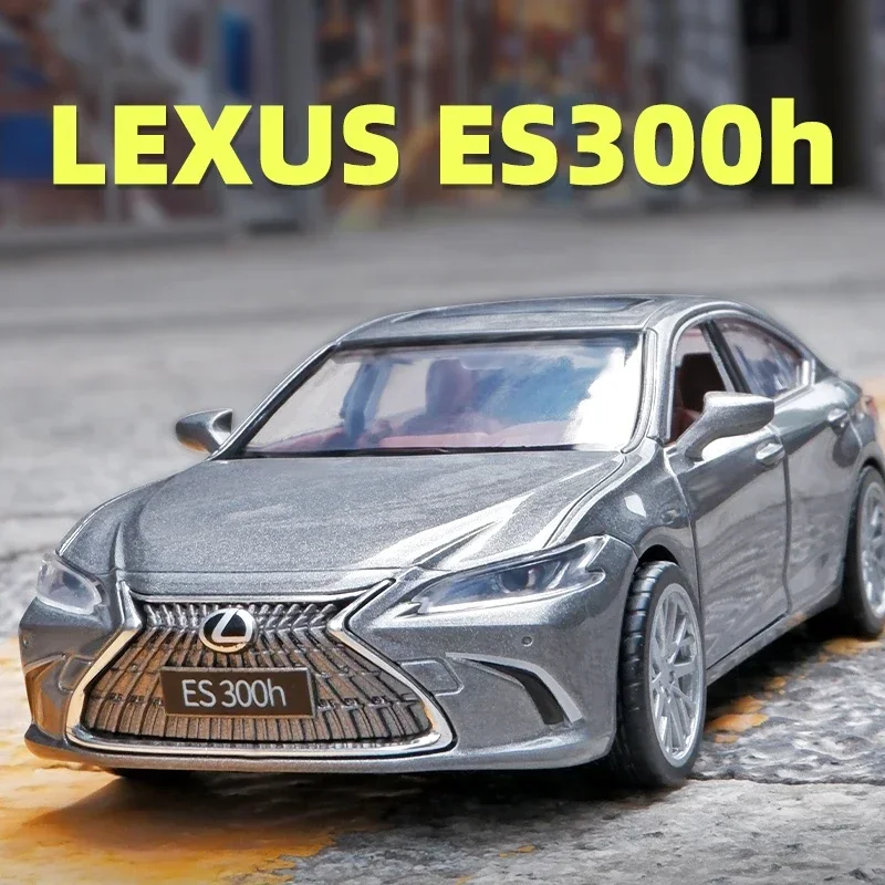 

1:35 автомобиль Lexus ES300h из сплава, Литые и игрушечные автомобили, модель автомобиля со звуком и фотомагнитом, автомобиль с отворотом, игрушки для детей, подарки