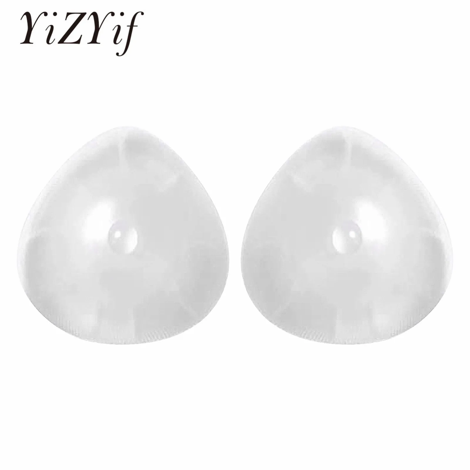 

Breast Enhancers Silicone Bra Pad Adult Transparent Silicone Breast Implants Simulation Breasts Prosthesis Crossdresser Swimsuit