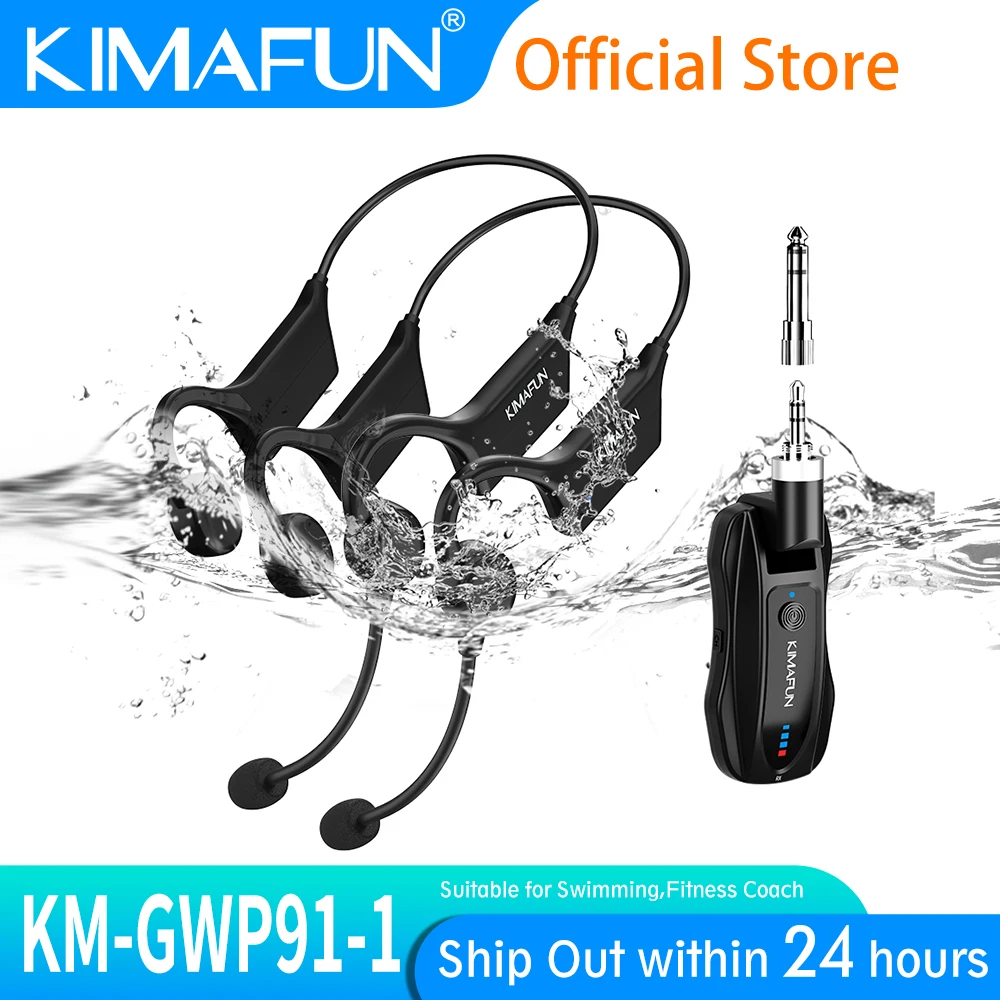 kimafun-waterproof-wireless-microphone-2-4g-dual-wireless-headset-mics
