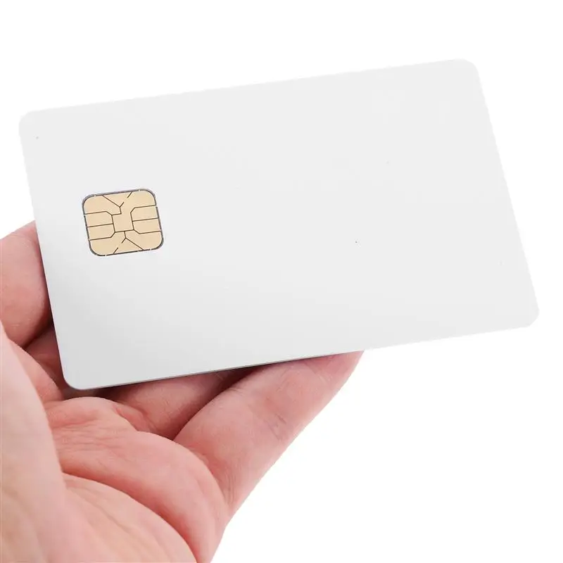 10 Pcs White Card With Chip Access Control System Ic Card For Hotel Blank Intelligent White Credit Clone Cards Chips Big Truck
