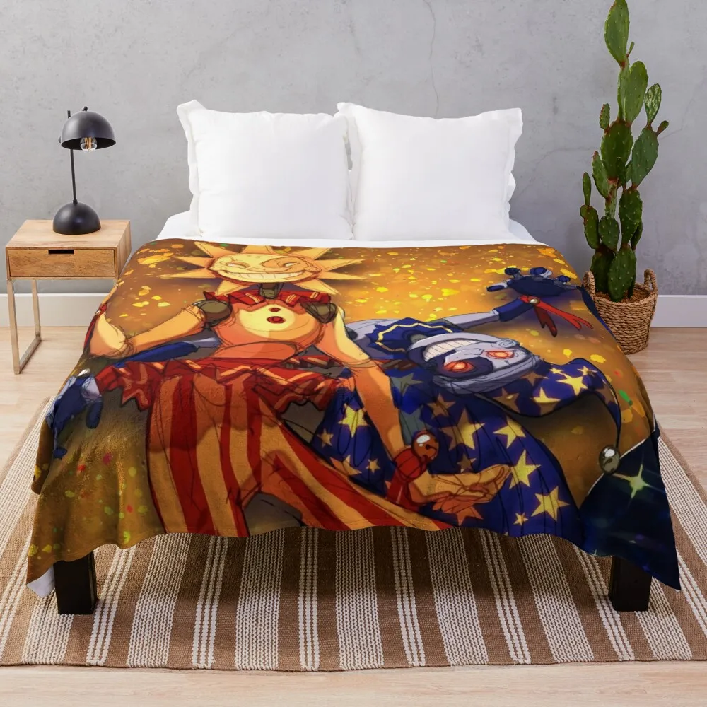 Coperta Da Tiro Sundrop E Moondrop Fnaf Security Violation Per Luce Da Viaggio