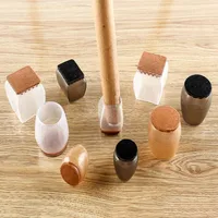 4/8pcs Silicone Chair Legs Non-Slip Pads Furniture Sofa Feet Anti-noise Sock Cover Wood Floor From Scratches Protectors Mat 6