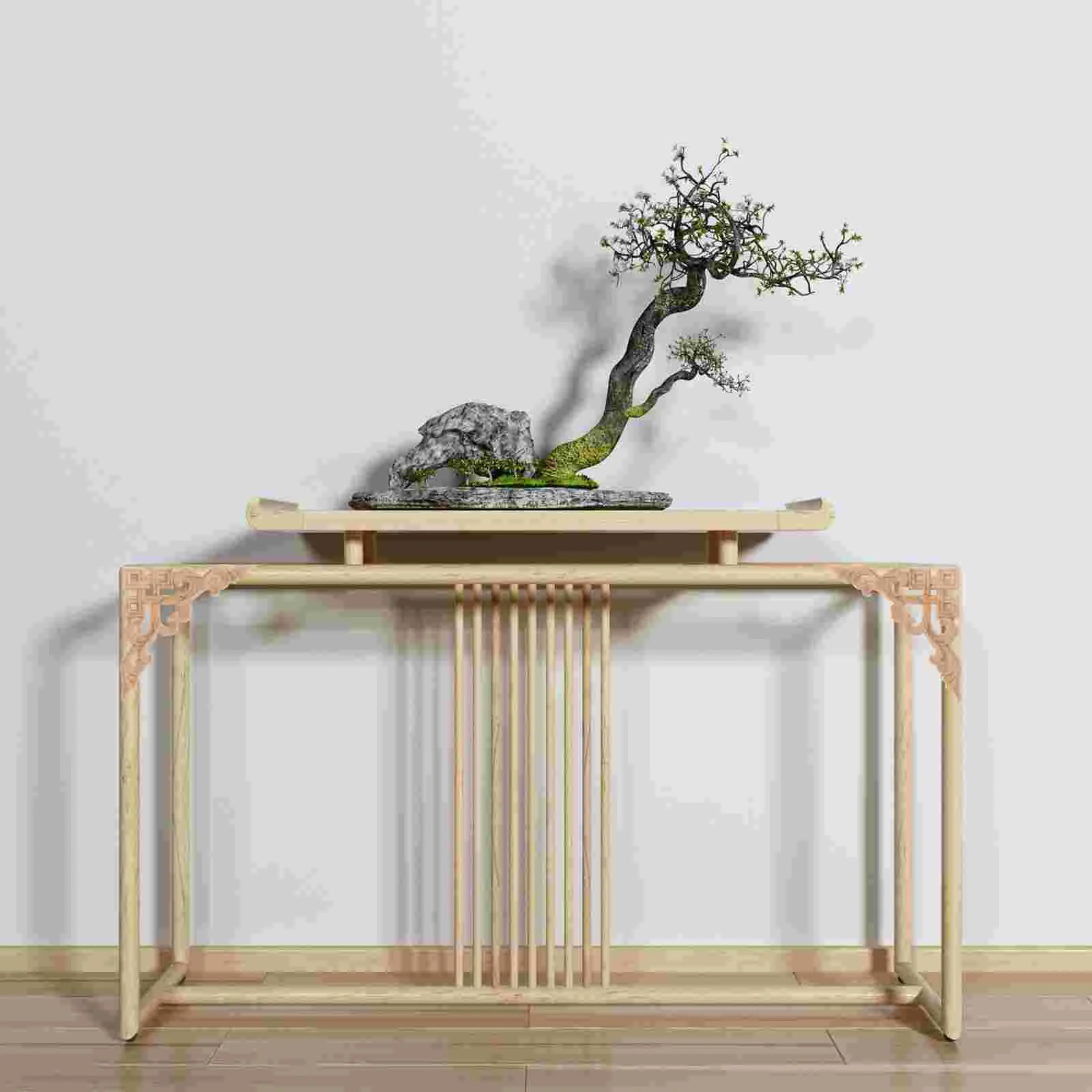 

4 Pcs Wood Corner Applique Decor Onlays Door Cabinet House Decorations for Furniture Wooden Work