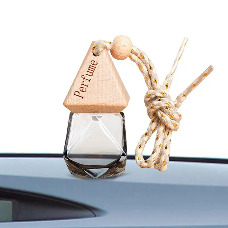 

Hanging Car Air Freshener Bottle Empty Refillable Hanging Car Air Freshener Diffuser Triangular Cap Car Air Freshener Bottle