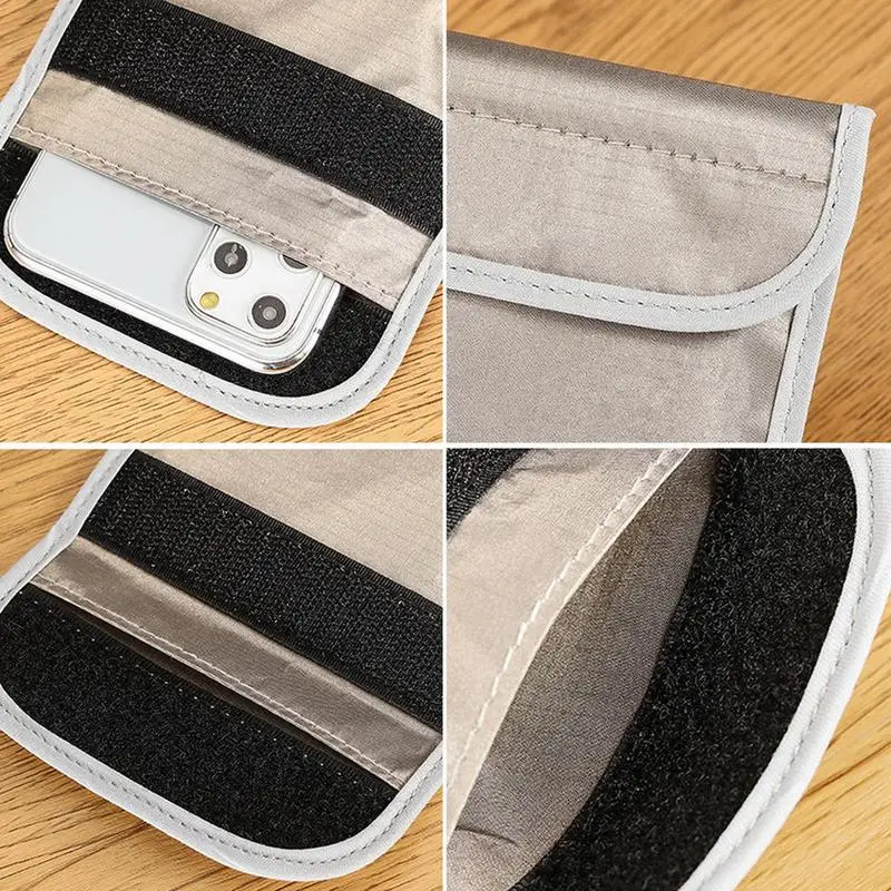 Signal Blocking Faraday Pouch - Anti-Radiation & RFID Shielding Bag