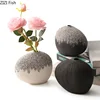 Minimalism Geometric Circular Ceramic Vase Desk Decoration Flower Arrangement Flowers Pots Modern Home Decor Crafts Floral Vases 1