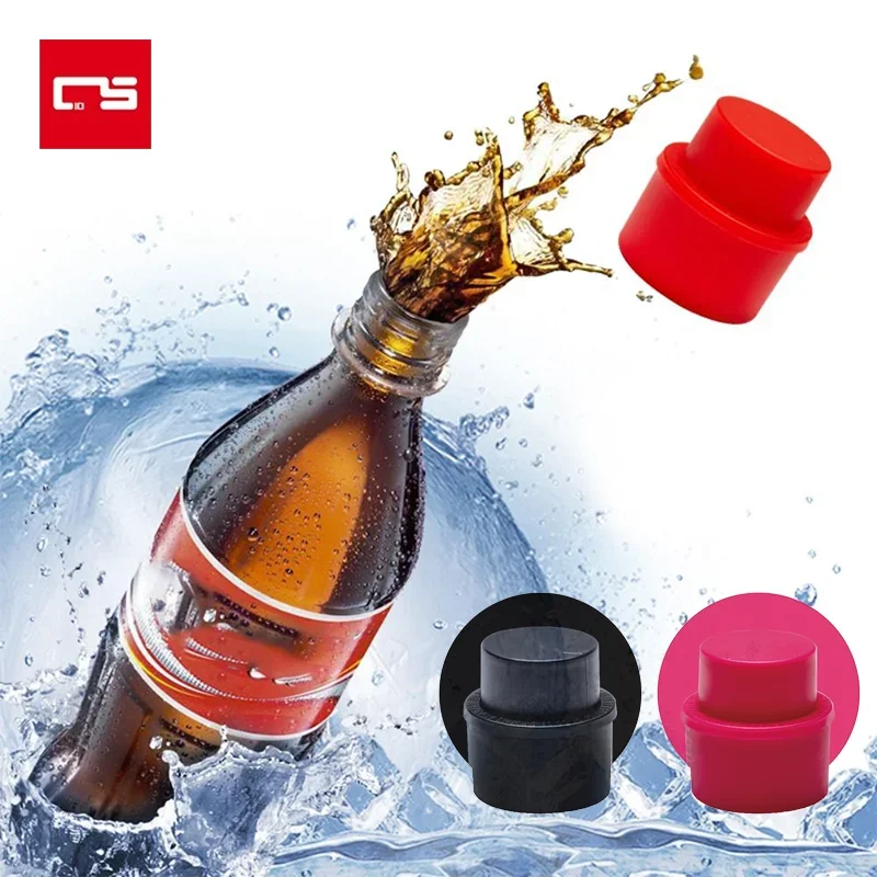 

Vacuum Drink Soda Saver Lids Bottle Top Inflatable Soft Sealer Fizzy Drink Carbonated Beverage Bottle Stopper Saver Safe