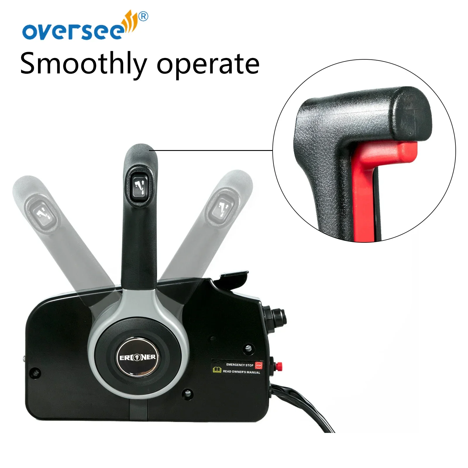 Oversee Remote Control Box Push 67200-93J50 For Suzuki Outboard Motor Single Handle