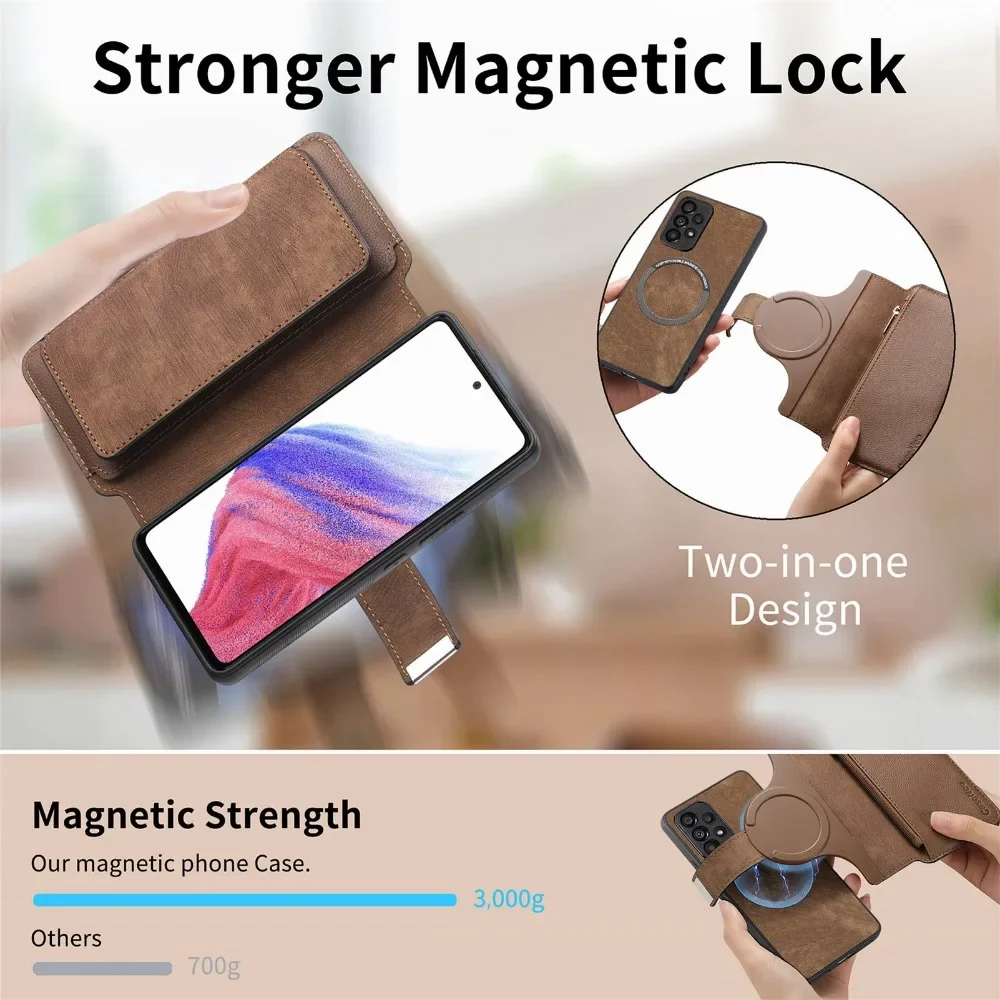 Versatile 2-in-1 Detachable Wallet Case with Premium Protection