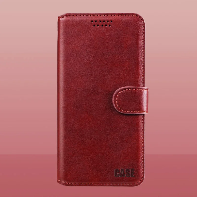 Elegant Leather Flip Book Case with Card Slots