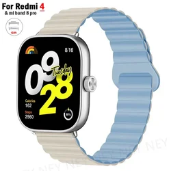 Magnetic Silicone Sport Wristband for Smart Watches - Premium Replacement Strap (14. Ancient blue)