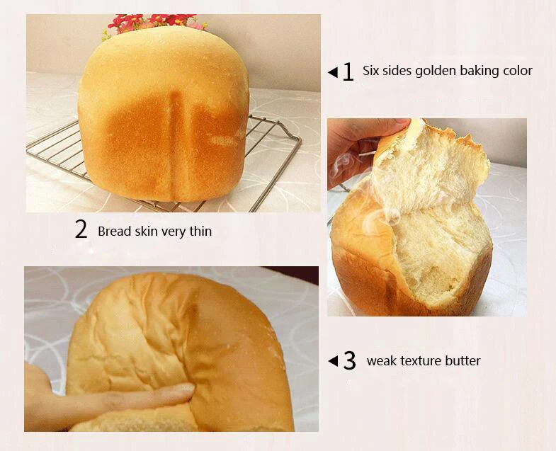 Full-automatic Bread Maker Multi-functional Intelligent Bread Baking Making Machine DIY Baking Toaster