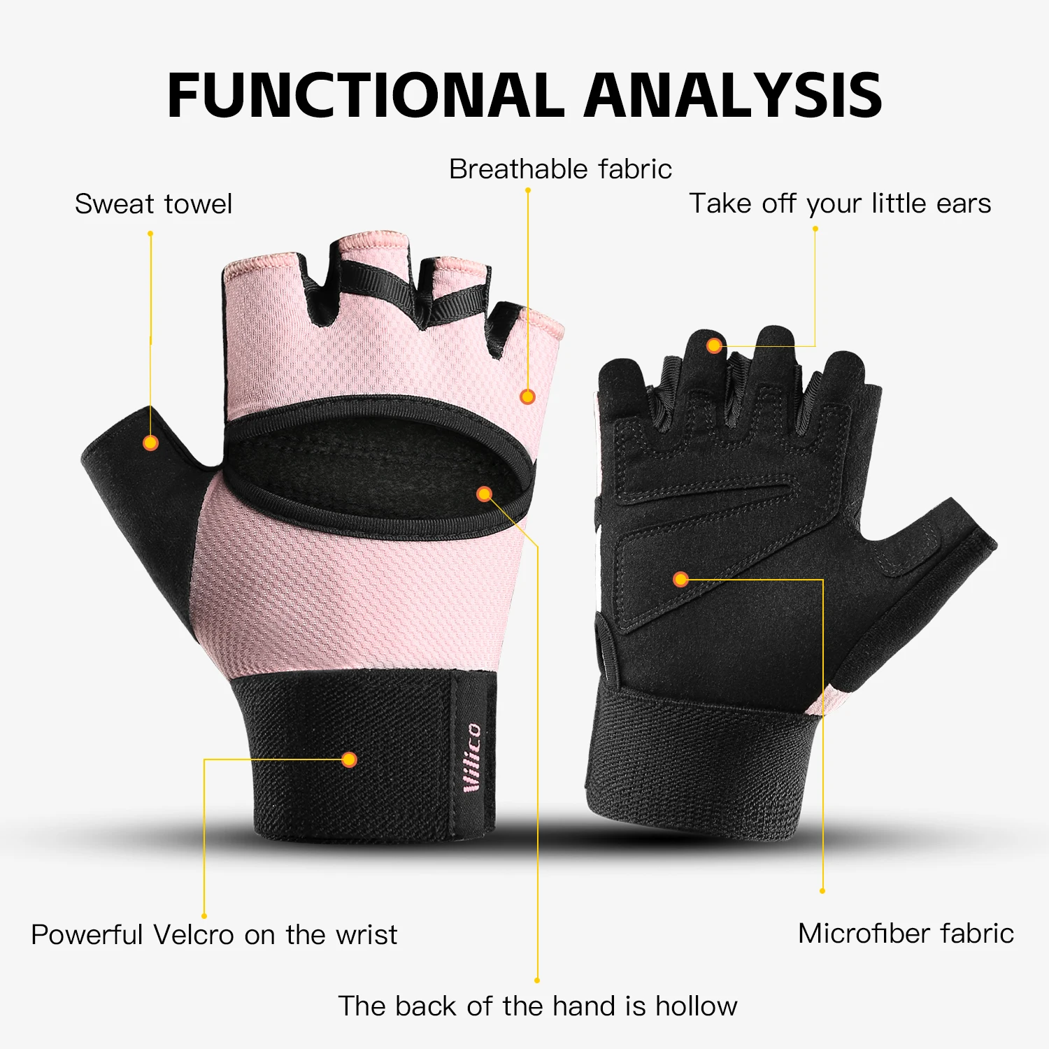 Fitness Gloves Bike Gloves Half Finger Summer Breathable Anti-slip Pad Shockproof Road Bicycle Gloves Cycling Shorts Gloves