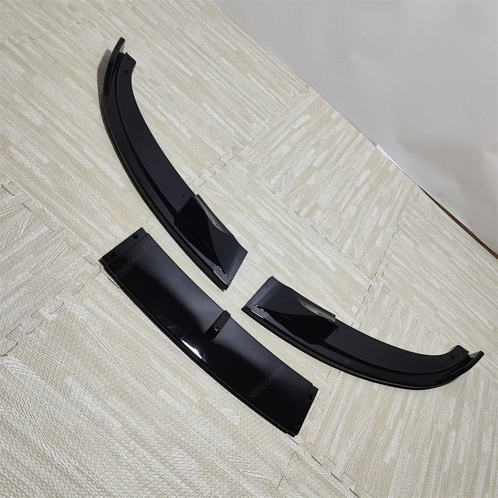 Front Bumper Splitter Lip Gloss Black Diffuser Spoiler Guard Bodykits For BMW 5 Series E60 E61 M5 2005 2006 2007 2008 2009 2010 car bumper spoiler bumper lip bumper lip decoration front bumper decoration front bumper cover