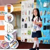 24 Pockets Crystal Clear Over The Door Hanging Shoe Organizer PVC products finishing bag,Simple Household 1