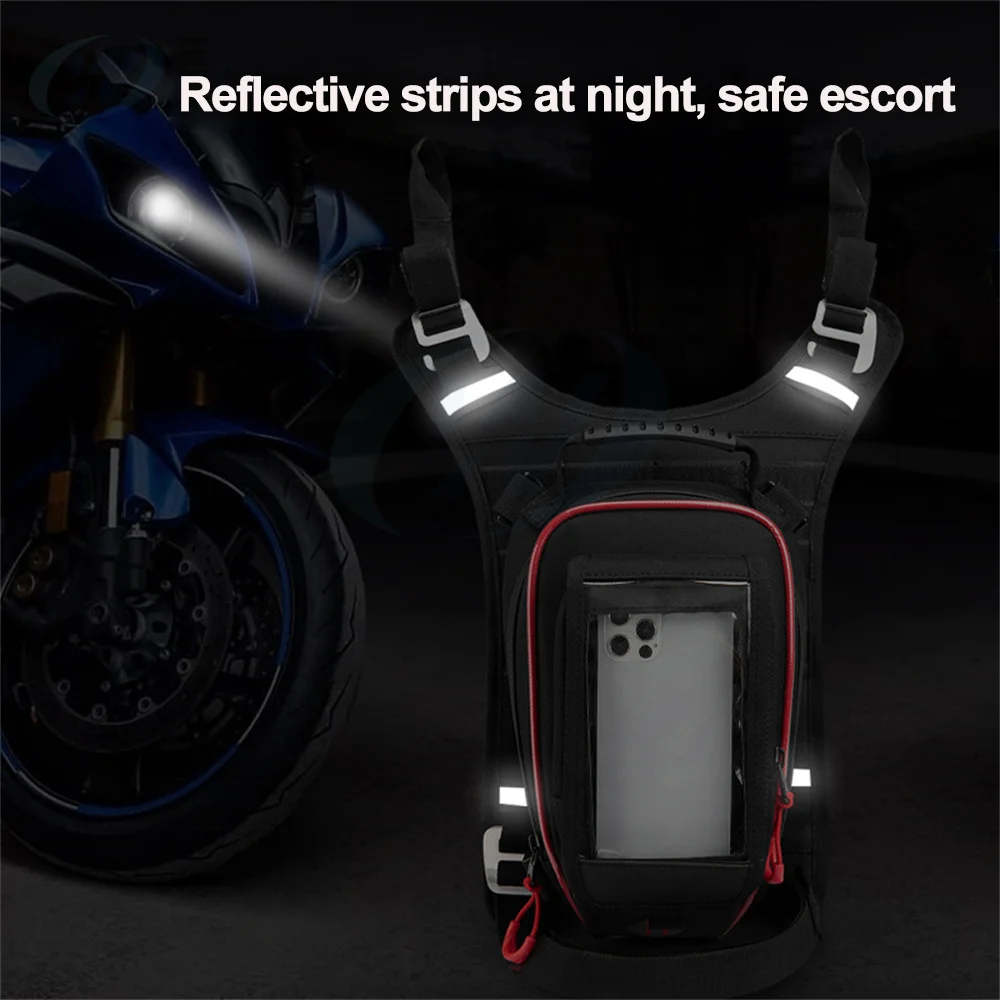 Motorcycle Tank Bags 3L Waterproof Magnetic Motorbike Oil Fuel Bag Touch Screen Mobile Phone Bag for Phone GPS Navigation Bags