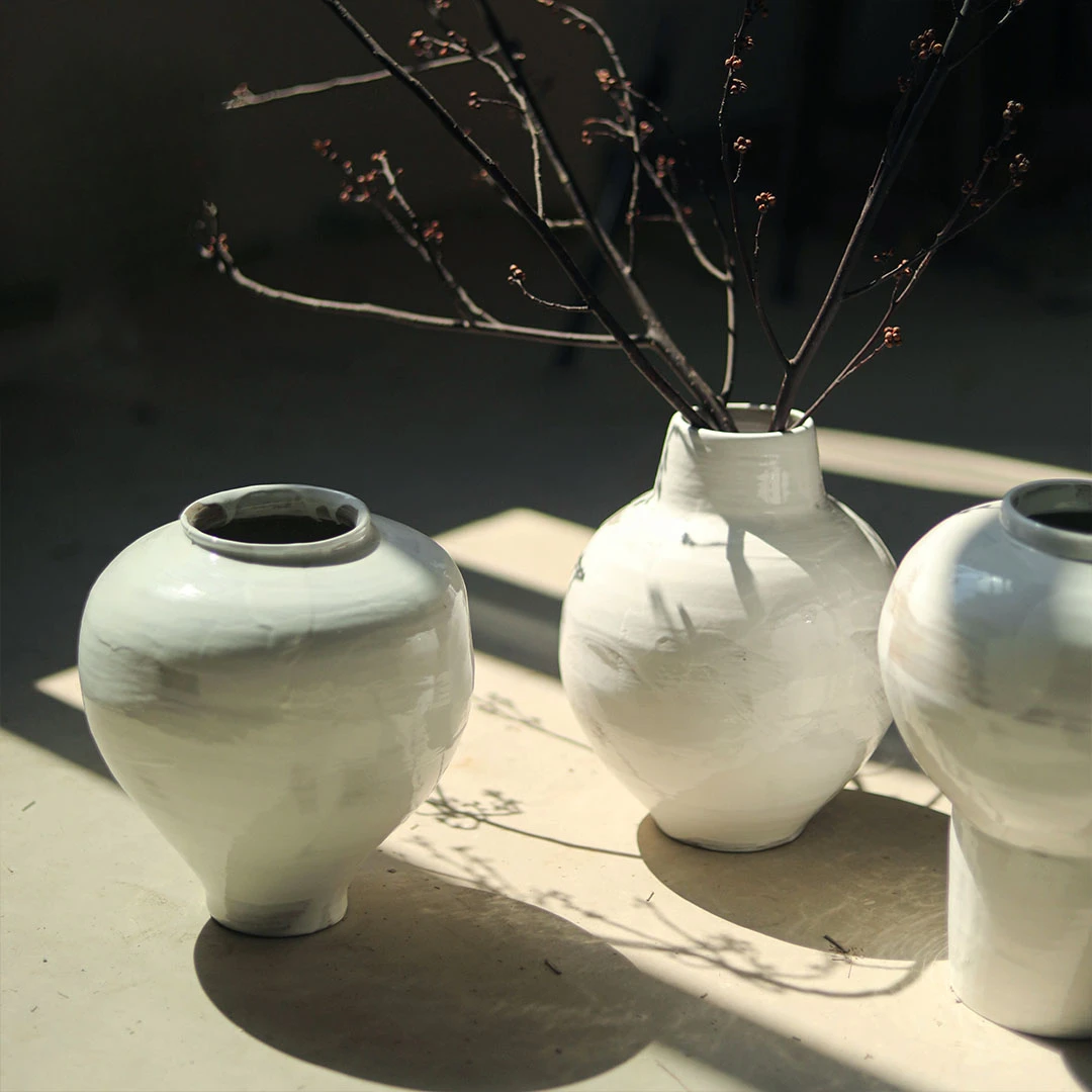

The product can be customized.Table top ceramic large vase, Japanese handmade home, retro pottery jar decoration