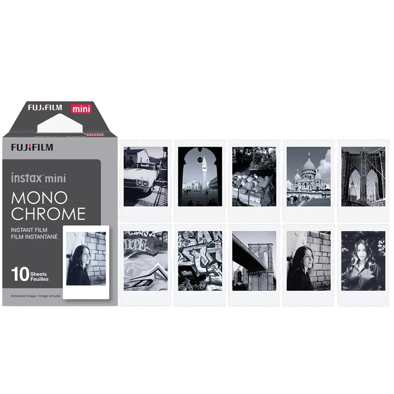 Instant Film Paper Fuji Fujifilm 10 Sheets Instax Mini 3 Inch color films Photo Papers for Instant instax mini /8/9/ 11 /12/LiPlay /EVO /40 camera