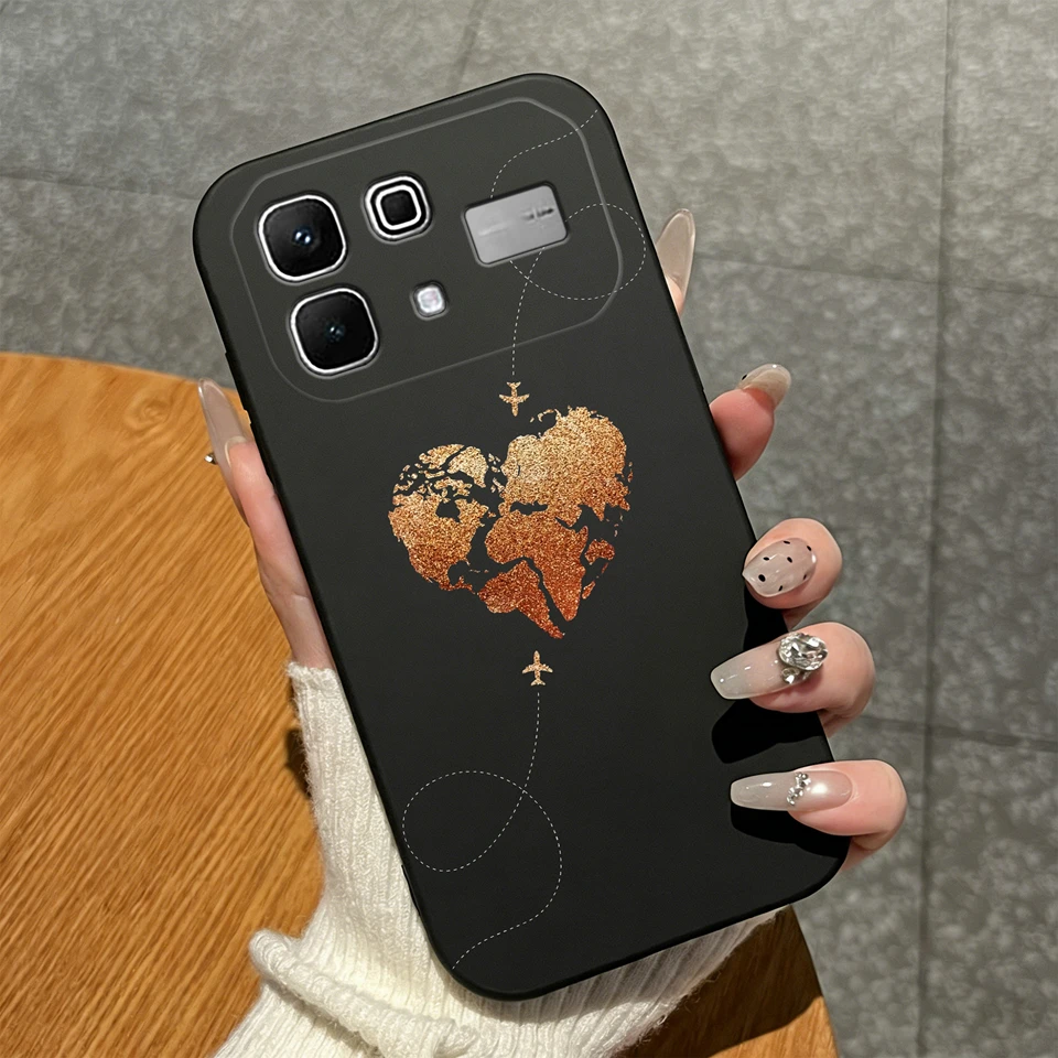 Pretty Flower Leopard Print Non-Slip Matte Silicone Case - Stylish Protective Shell