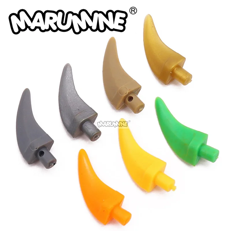 

Marumine 80PCS Building Blocks Improved Beast Tooth Dagger Model Parts 87747 MOC Brick Creative Equipment Accessories Toys Gifts