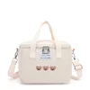 Newborn Baby Care Diaper Bag Mummy Shoulder Bag Embroidery Quilted Stroller Diaper Storage Organizer Large Handbags 6