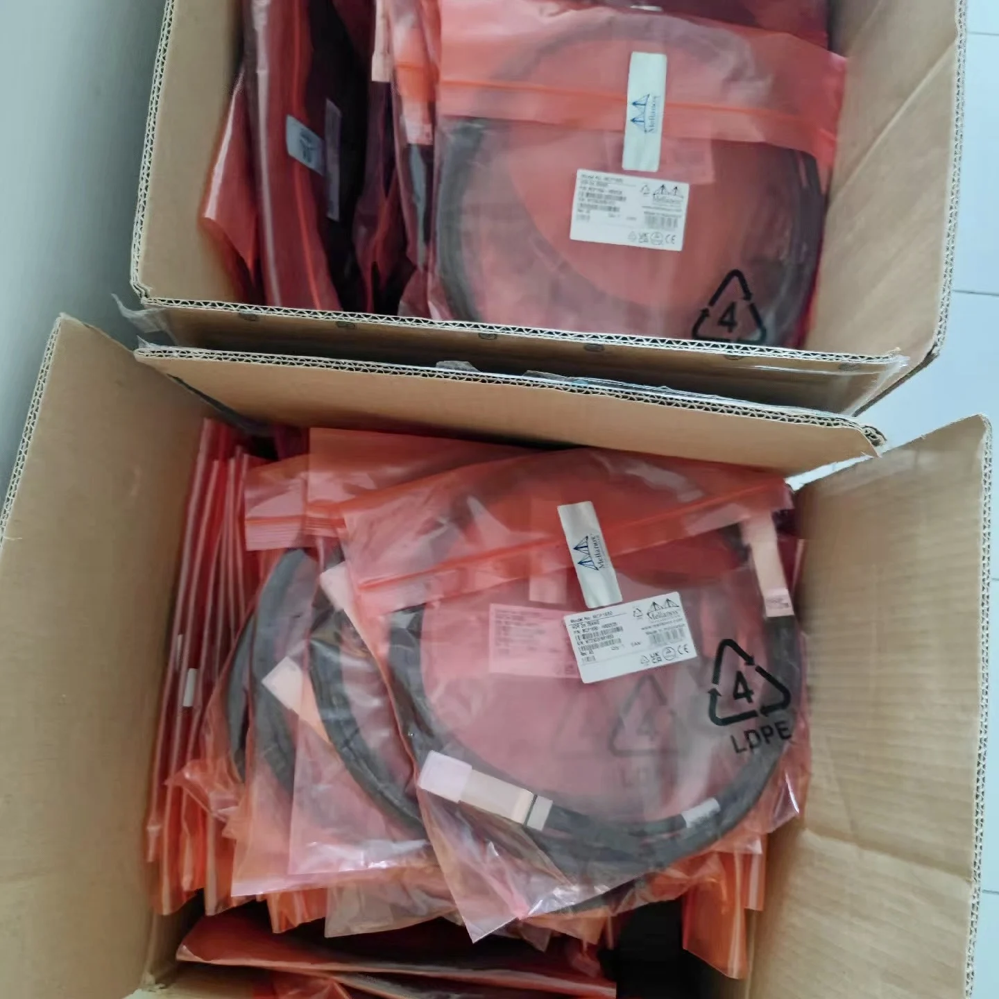 MCP1600-C003E30L 이더넷 구리 케이블 3m 100g