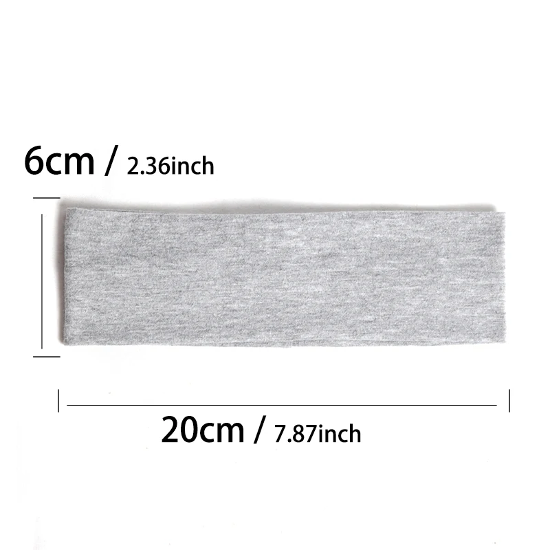 3PCS Elastic Hair Sweatband for Men Women Sport Hairbands Head Band Yoga Headbands Headwear Headwrap Workout Hair Accessories