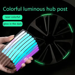 10/20/40 Car Wheel Hub Sticker Reflective Stripe Night Safety Driving Sticker Decal For Car Motorcycle Auto Exterior Accessories