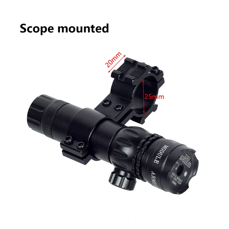 Laser Pointer Laser Pointer Pen Red Laser Can Be Adjusted Up And Down Left Right Infrared Set Sight Calibrator Hand-adjusted Pointer