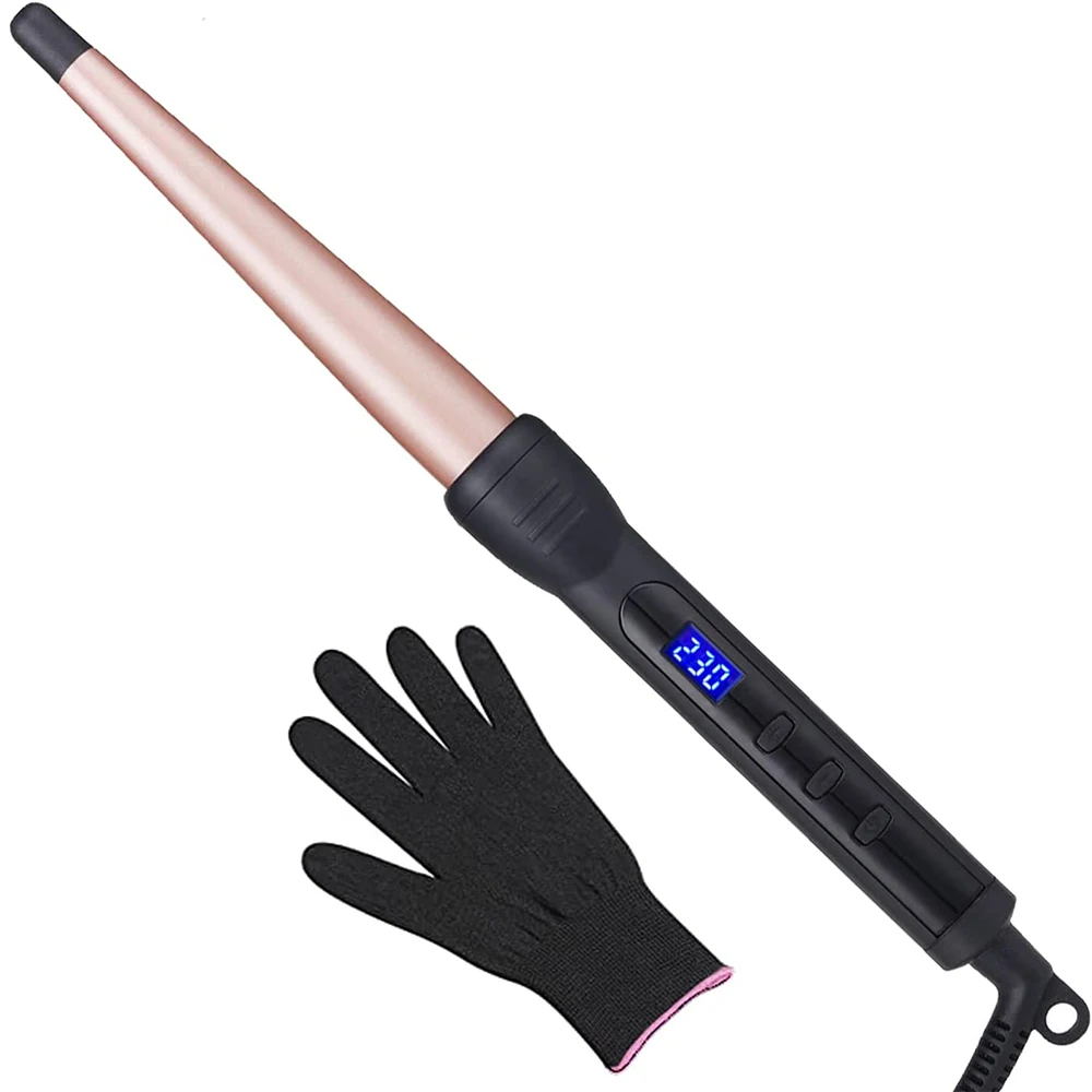 Hair Curler Ceramic Curling Iron Professional Curling Hair Tools 1-1/2 Inch Cone Electric Wand Roller Fast Heat Curlers hair curler hair iron hair tools