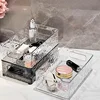 Acrylic Storage Box Desktop Cosmetics Transparent Plastic Box Dormitory Household Facial Mask Skin Box Refrigerator Storage Box 2