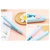 Mini Hair Straightener Clipboard Small Power Plug Curling Hair Straight Hair Girls Air Bangs Portable Hair Straightener 3