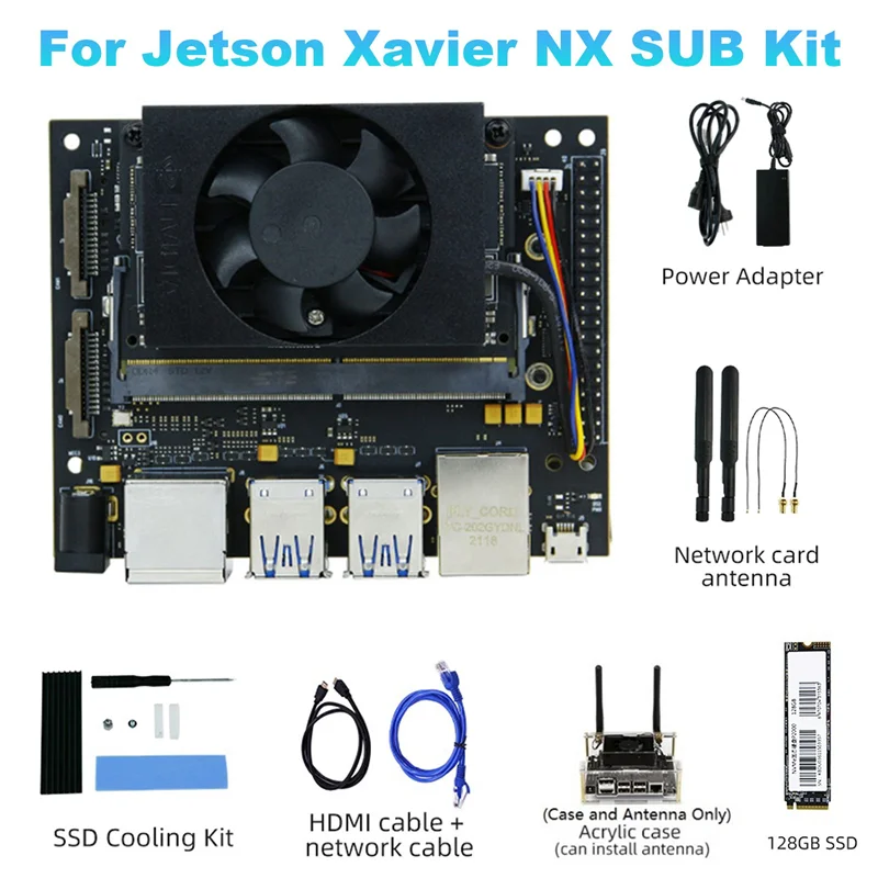 Jetson Xavier NX   ⺻ ŰƮ 8GB EMMC , ΰ  ̽ α׷ (̱ ÷)