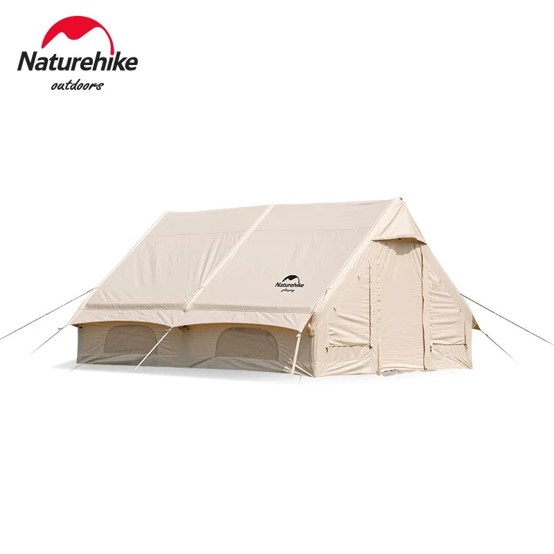 

Naturehike Large Inflatable Cotton Tent 5-8 Person 12㎡ Outdoor Cotton Cloth Family Tent With Air Pump Camping tent NH20ZP010