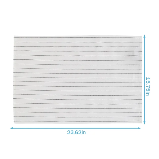 1 Db Pamut Tea Törölköző Asztal Szalvéták Minta Fekete -Fehér Abszorbens Ruhával 60Cmx40Cm - Image 6