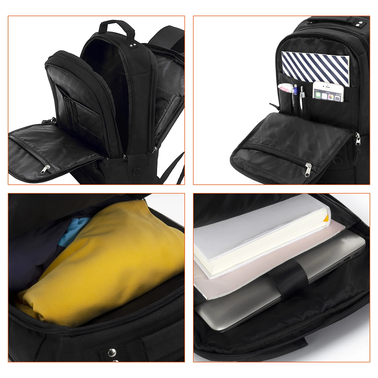 KINGSLONG Backpack computer bag large capacity business outdoor travel multifunctional backpack compatible with various scenario