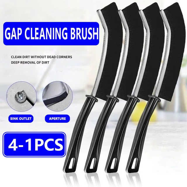 Crevice Cleaning Brush,Hard Bristle Crevice Cleaning Brush,Hand-held  Crevice Cleaner Tools for All Corners and Gaps