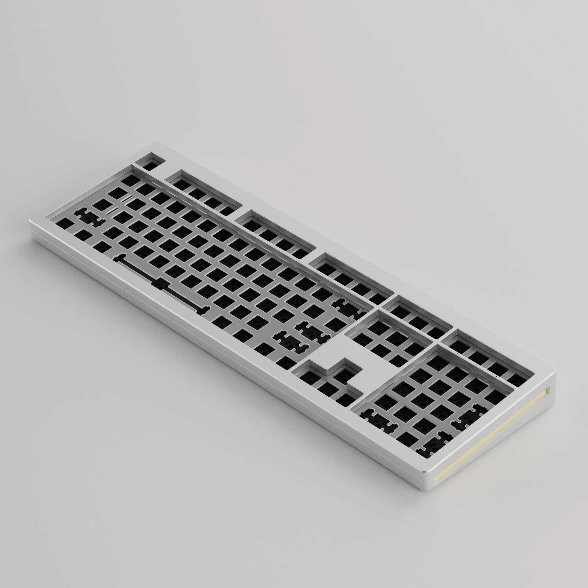 Akko MONSGEEK M5 DIY 키트 풀 사이즈 RGB 핫 스왑 남향 베어본 기계식 CNC 알루미늄 키보드 키트 VIA/QMK 가스켓 마운트