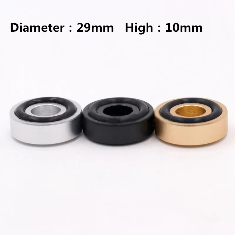 S-009 All Aluminium 1 Set/4 PCS Power Amplifier Shock Foot Cushion Speaker/CD Player/Subwoofer Shock Feet