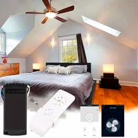 Tuya WiFi Smart Ceiling Fan Remote Control Kit APP Control Smart Home Adjusted Wind Speed for Alexa Google Home,220V 1